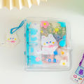 Panda Online Pvc Lovely Loose-leaf Album, Three-hole Photo Album, Girl Sticker Collection Book, Diy Hand Account Book, Small Card Collection Book. 