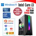 Core i3 desktop computer 4GB RAM 500GB. 