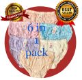 Ladies Budget Pack of 6 Panties. 