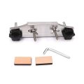 1 Set Tuning Pegs Tuners Machine Heads 2R 2L & 1x Metal Guitar Bridge Clamp Stainless Steel Guitar Bridge Bonding Tool. 