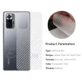 5pcs Soft 3D Carbon Fiber Back Film For Xiaomi Redmi Note 11S 11T 11 10S 9T 9S 9 8T 10T 10 8 Pro Plus Max Rear Screen Protector. 