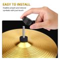 6 PCS Plastic Cymbal Nuts,Quick-Set Cymbal Nut for Percussion Drum Kit,Percussion Replacement Parts. 