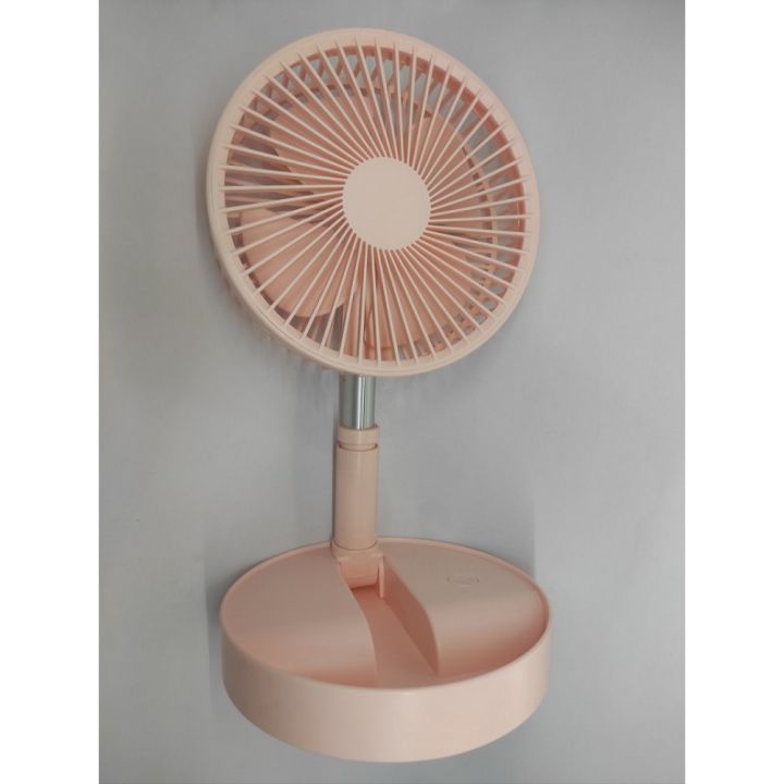 Portable Desk Fan, Rechargeable 7200mAh Battery Operated USB Fan S18 Portable Travel Fans, Adjustable Foldable Fan Pedestal Stand Floor Fan with Remote, 4 Speed Settings