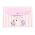 A4 cute cartoon animal file holder snap button PVC folder pen box office information bag 1 s. 