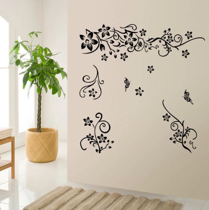 Black%20Forest%20Flower%20Border%20Wall%20Decoration%20Sticker%20TV%20Frame%20Sticker%20Kitchen%20Living%20Room%20Decoration%20Star%20Room%20Deco%20wall%20stickers%20Stars%20Tree%20Wedding%20nursery%20decorative%20-%20Image%204
