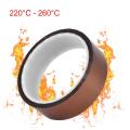 Heat Resistant Tape, 250-300 Degree High Temperature Insulation Tape 33m High Insulation Heat Adhesive Tape Protecting Tape Film Tape Roll High Temperature Tape for Electric Task Soldering. 