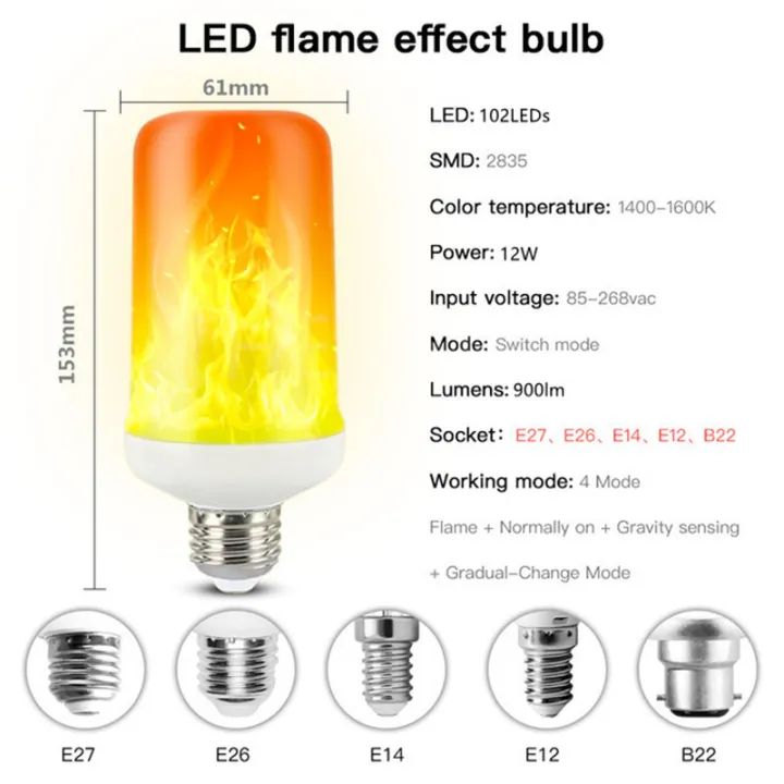 Led%20Simulated%20Flame%20Bulb%206W%209W%2015W%20E14%20E27%20B22%2085-265V%20Luces%20Home%20Electronic%20Accessories%20Flame%20Lamp%20Flame%20Effect%20Bulbs%20Lampada%20-%20Image%202