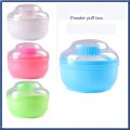 Practical PP Makeup Box ABS Plush Baby Powder Box Talcum Powder Box. 