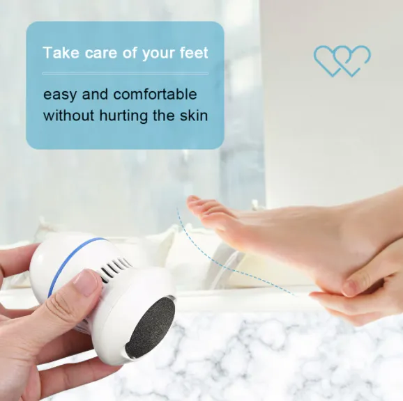 LATEST 2020 USB Electric pedicure foot file callus remover- Portable Vacuum  Adsorption Foot Grinder Best Pedicure Tools Double head Professional Feet  Care Sander for Cracked Heels and Hard Skin | Daraz.lk