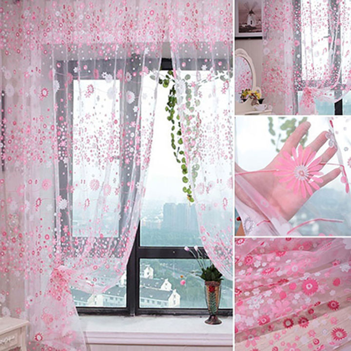 Pastoral%20Floral%20Voile%20Window%20Door%20Curtain%20Balcony%20Valances%20Drape%20Panel%20Sheer%20-%20Image%204