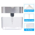 Soap Dispenser Soap Pump Sponge Caddy New Creative Kitchen 2-in-1 Manual Press Liquid Soap Dispenser With Washing Sponge. 