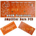 600W Audio Transistor Amplifier Bare PCB (DIY Printed Amplifier Circuit Board). 