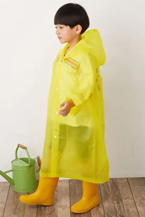 Kids%20Boy%20Girl%20See%20Through%20EVA%20Raincoat%20Long%20Hooded%20Rain%20Cover%20Outdoor%20Rainwear%20-%20Image%208