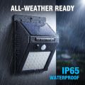 30 LED Solar Wall Light Motion Sensor | Outdoor Security Light IP65 Waterproof | Garden Yard Driveway Entrance Lamp | Wall Mounted No Wiring | 9.6x12.4x4.8cm. 