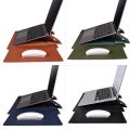New Laptop Bag Stand Case PU Leather Professional Ultrabook Sleeve Shockproof Cover For 11 13 15 HP Dell Lenovo Huawei Xiaomi. 