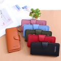 Yfashion Women Short Wallet 3-folds PU Leather Horizontal Square Purse ID Bank Card Money Holder. 