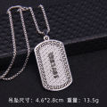 New Style Beautiful Street Scissor Blade Dog Tag Men's Necklace New Hip-Hop Fashion Punk Trident Dice Pendant. 