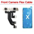Front Facing Camera Replacement For iPhone X XR XS 11 12 Mini Pro Max Selfie Camera With Waterproof TapeFlex Cable NO Face ID. 
