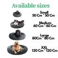 Pet bed Cat and Dog bed- cozy bed for your furry friend from sizes small to XXL. 