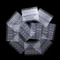 MTSSII 05 Sheets 120pcs Double Sided False DIY Nail Art Adhesive Tape Glue Sticker. 