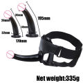 18+ Soft Lesbian Strapon Harness Double Dildo Silicone Strap on Cock Realistic Penis Adult Sex Toys for Woman Intimate Products. 