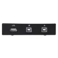 【TianYu Mall】Internal External Network 1A 2-Port Manual USB Sharing Device Switch Box for 2 Computer to Share 1 Printer Scanner. 