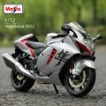 model bike Maisto 1:12 Suzuki Hayabusa 2022 Sportster Motorcycle Model Static Die Cast Vehicles Collectible Moto Toys Gift CollectionParty Tableware. 