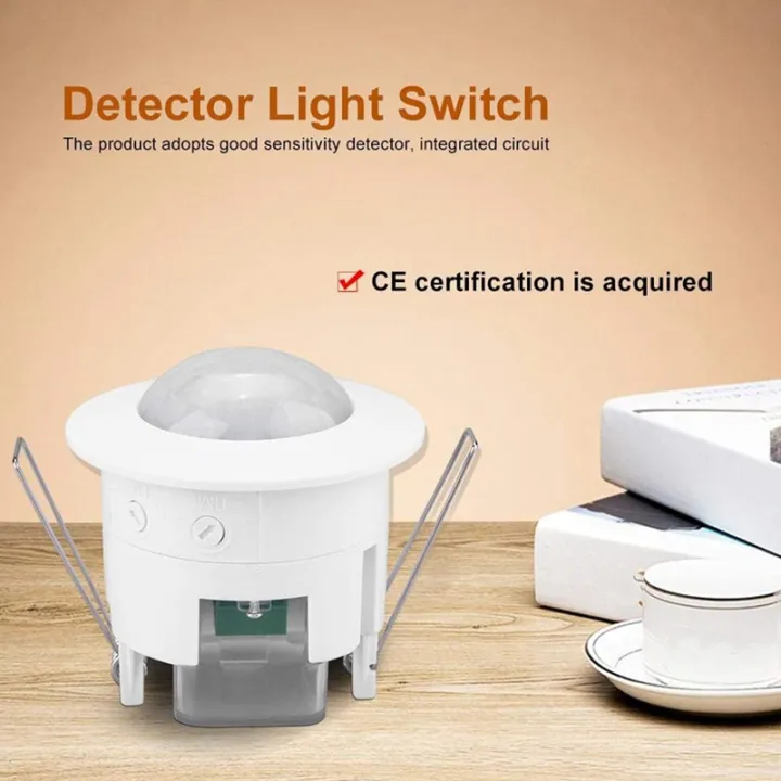 110V-220V%20360%C2%B0%20Infrared%20Recessed%20PIR%20Ceiling%20Motion%20Sensor%20Detector%20Light%20Switch,%20Motion%20Light%20Sensor%20-%20Image%203