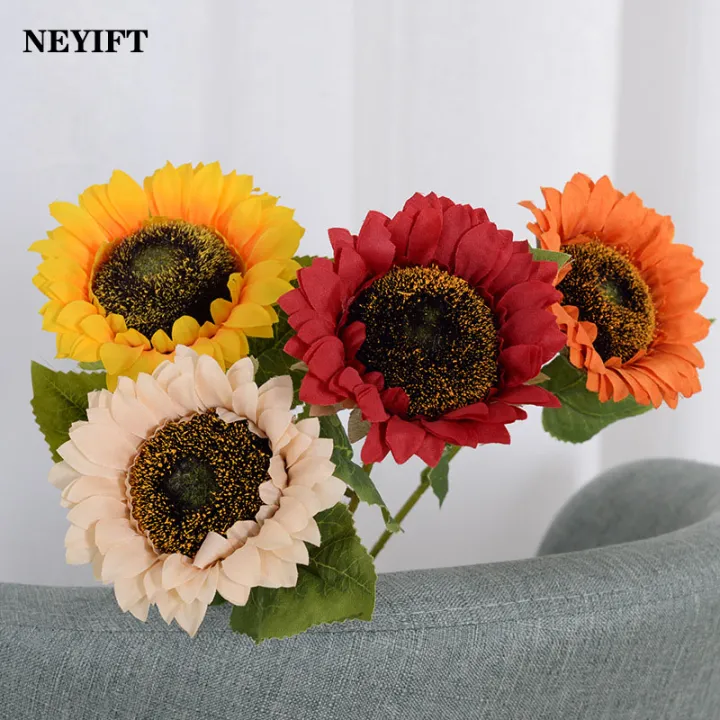 %E3%80%90Folio%20&%20Light%E3%80%913/5/10pcs%2045cm%20Artificial%20Sunflower%20Flowers%20Decoration%20Realistic%20Silk%20Sunflower%20For%20Home%20Flower%20Arrangement%20Wedding%20Party%20-%20Image%203