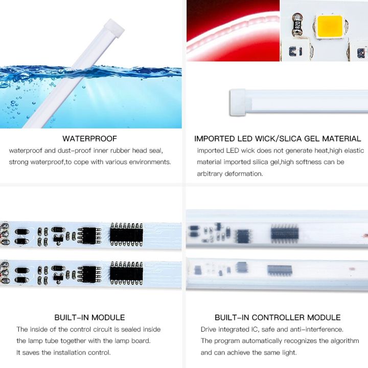 2x%20Ultrafine%20DRL%2030%2045%2060cm%20Daytime%20Running%20Light%20Flexible%20Soft%20Tube%20Guide%20Red%20White%20Turn%20Signal%20Yellow%20Waterproof%20Car%20LED%20Strip-White%20to%20Yellow-60cm(23.62inch)%20-%20Image%205