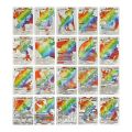 pokemon cards golden 55Pcs Pokemon Rainbow Gold Silver Black English Cards Anime Pikachu Charizard Eevee Battle Game Collection Cards Kids Toys GiftsParty Games Crafts. 