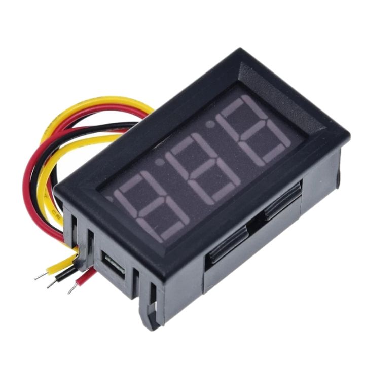 DC Digital Voltmeter 3-100 Volts LED Display