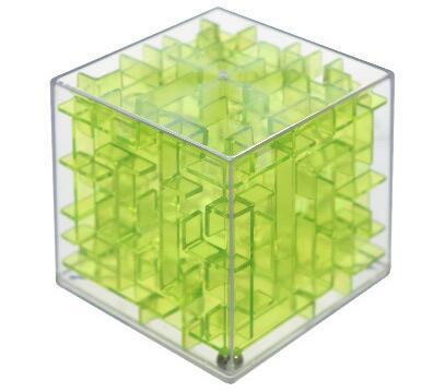 【SkinHorizon】Blue Maze Magic Cube Puzzle 3D Mini Speed Cube Labyrinth Rolling Ball Toys Puzzle Game Cubos Magicos Learning Toys For Chilren