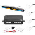 Car Parking Sensor Rear Reversing Radars System with 4 Parking Sensors Distance Detection LED Light Distance Display Warning Buzzer. 