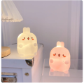 Rabbit night light for bed headboard, small table LED light, plug-free floor stand, creative atmosphere, decoration. 