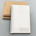 Creative Notebooks Agendas Diary Weekly Monthly Planner For Students Spiral Organizer Book Kraft Schedule Paper Office Supplies. 