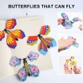 5PCS Magic Flying Butterfly Trick Magic Props Deformation Toy Surprise Prank Classic Creative Christmas Party Flying Butterfly Toys Free Charging Flying Butterfly Toys. 