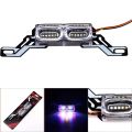 10LED RGB Motorcycle DRL Strobe Brake Lamp LED Flash Stop Light Dynamic LED License Plate Lamps 12V Universal Tail Light. 