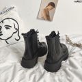 Same Style Female Student Autumn Single-Layer Boots New Single-Lining Women's Shoes 〞2024 Boots Breathable Spring and Autumn Martin Boots Female Online Influencer .. 