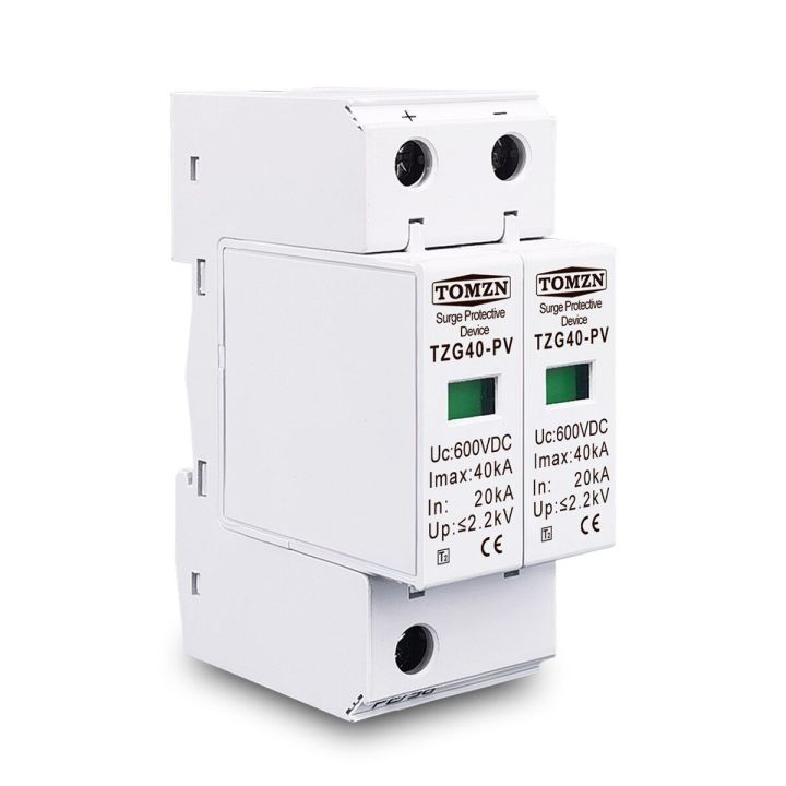 SPD%20DC%20600V%2020KA~40KA%20House%20Surge%20Protector%20Protective%20Low-voltage%20Arrester%20Device%20-%20Image%202