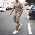 2022 New Summer Men's T-Shirt Suits Men's Comfortable Sportswear T-Shirt Shorts Suits Sportswear Suits Men's Oversized Clothes. 