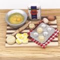 1/12 Miniature Accessories Mini Dessert Making Table Simulation Kitchen Model Toys Doll House Decoration. 
