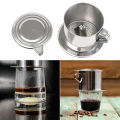 Stainless Steel Vietnam Vietnamese Coffee Simple Drip Filter Maker Infuser. 