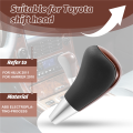 Wood Grain Car Gear Shift Knob for / Fortuner Crown Land Cruiser Lever Shifter Stick Grey. 