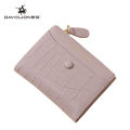 David Jones Paris Crocodile Pattern PU Leather Wallet Card Holder Organiser for Women and Gilrs. 