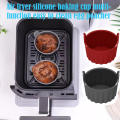 Non-stick Egg Poacher Quick Multi-Function Silicone Air Fryer Accessory Easy-Clean Dishwasher-Safe Silicone Egg Cup for Home. 