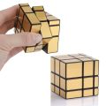 Professional Speed Cube Original Mirror Cube Rubik Cube Silver/Gold 3×3x3 Puzzle Fidget Toy. 