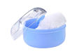 Baby Powder Puff Box Fluffy Body After-Bath Powder Case, Baby Care Face & Body Villus Powder Puff Container, Makeup Cosmetic Talcum Powder Container With Hand Holder.. 
