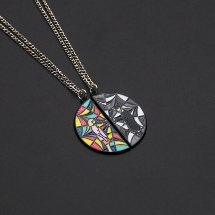 2pcs%20TV%20Show%20Wednesday%20Addams%20Enid%20Necklace%20Ophelia%20Hall%20Window%20Room%20Thing%20Hand%20Pendant%20Necklace%20for%20Women%20Men%20Jewelry%20Accessory%20-%20Image%203