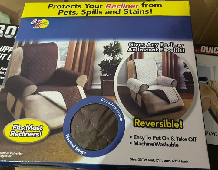 Couch Coat Single Seater Sofa Cover Reversible Couch Cover Slipcover ...